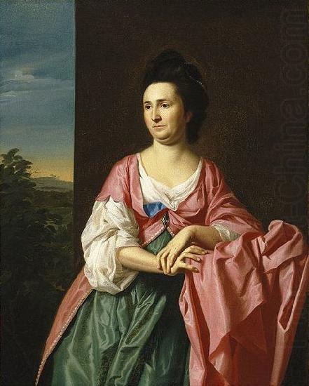 John Singleton Copley Mrs. Sylvester Gardiner, nee Abigail Pickman, formerly Mrs. William Eppes china oil painting image